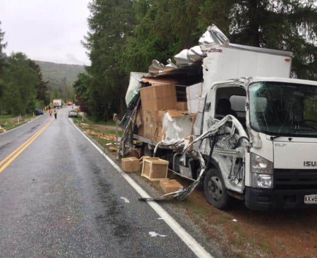 Crashed Furniture Truck